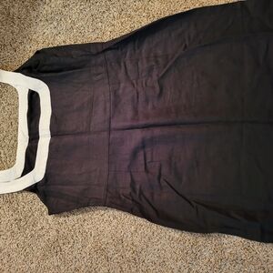 LOFT Black and White Mini Dress